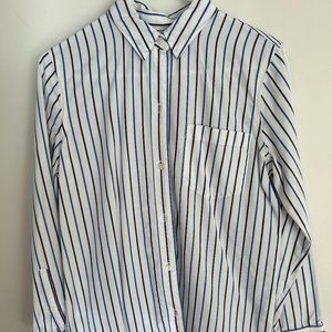 Madewell Striped Button-up Shirt Size Small